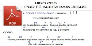 Hino 286 Muitos por fé aceitaram Jesus