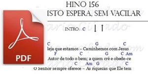 Hino 156 Em Cristo espera, sem vacilar